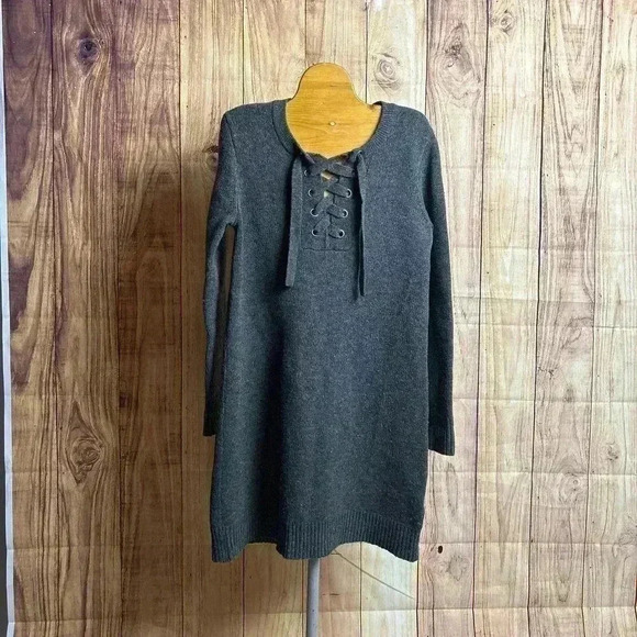 *Madewell 100% Merino Wool Gray Dress Size S - Picture 2 of 6